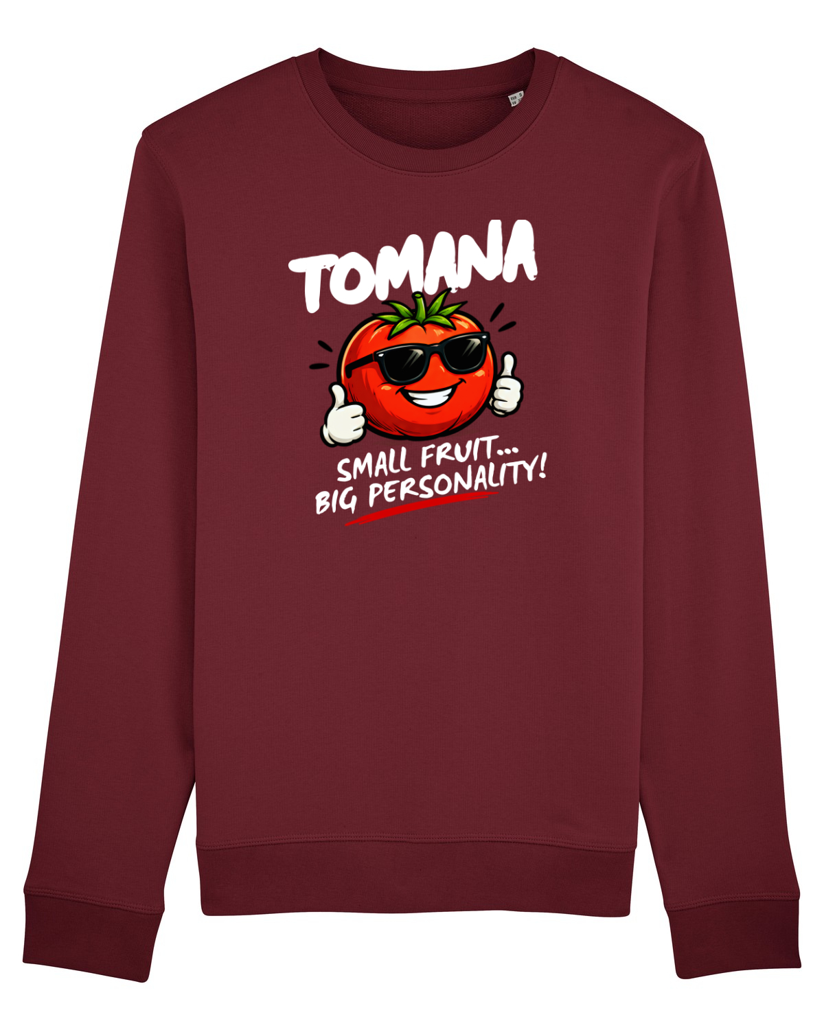 Bluză mânecă lungă Unisex Rise Burgundy