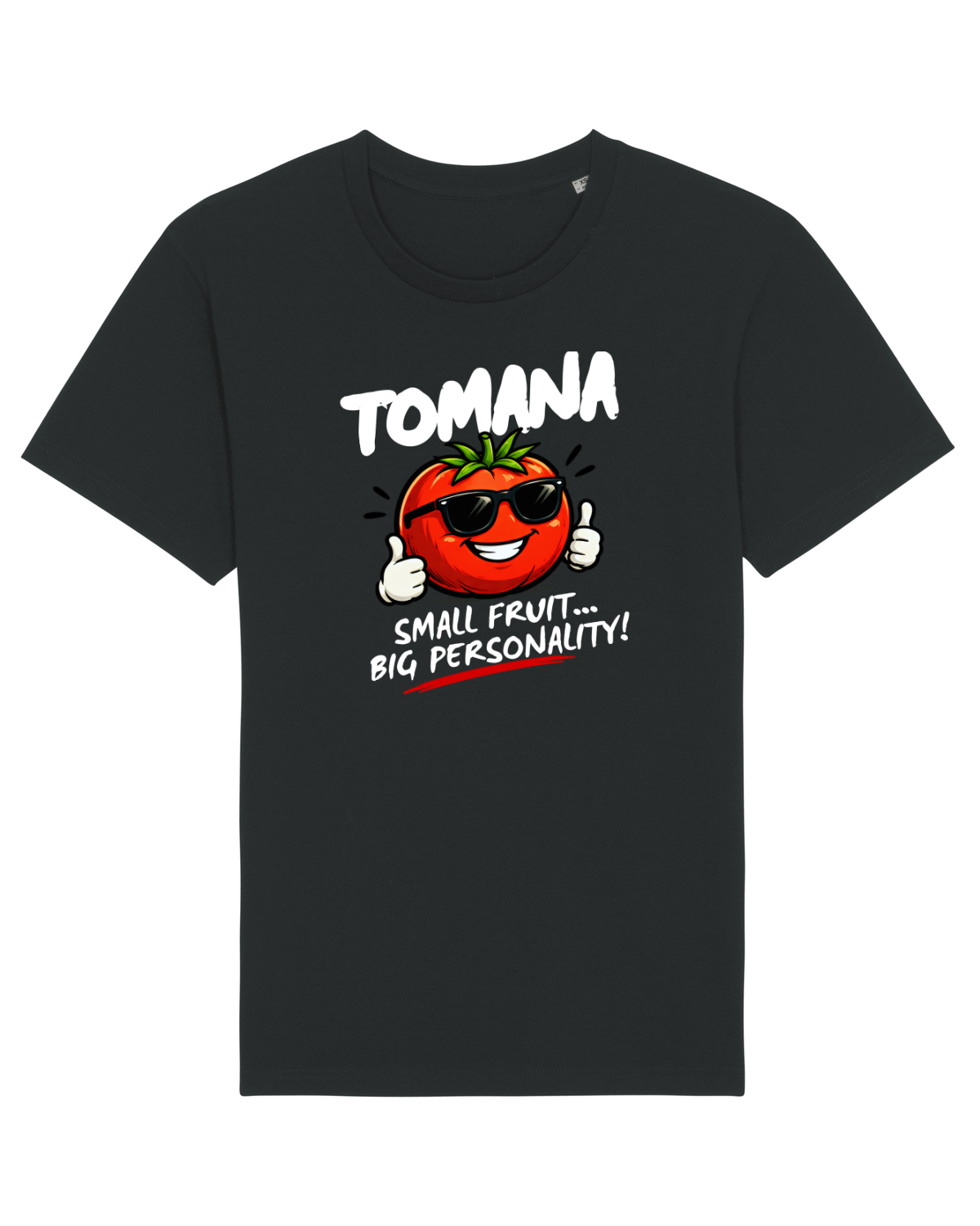 Tricou mânecă scurtă Unisex Rocker Black