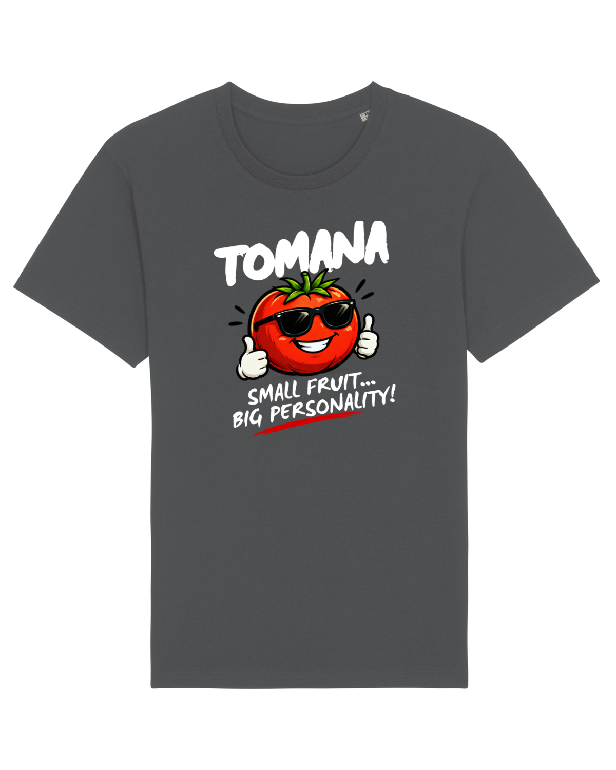 Tricou mânecă scurtă Unisex Rocker Anthracite