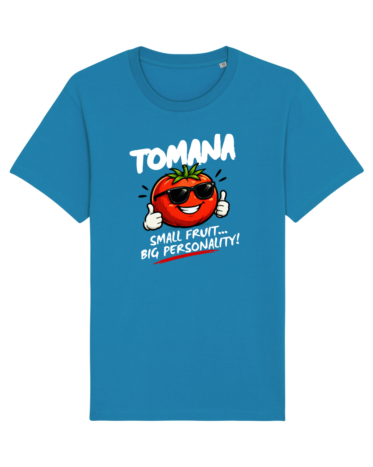 Tricou mânecă scurtă Unisex Rocker Azur