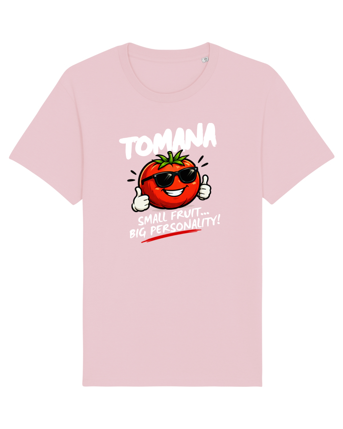 Tricou mânecă scurtă Unisex Rocker Cotton Pink