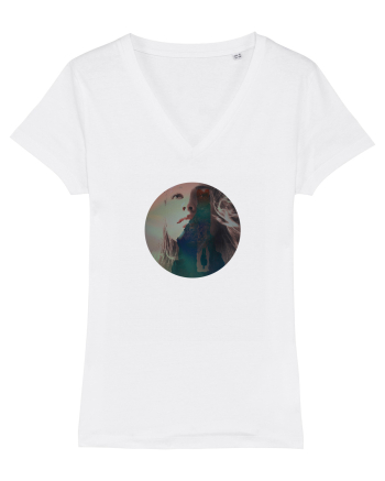Crying girl White