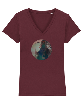 Crying girl Burgundy