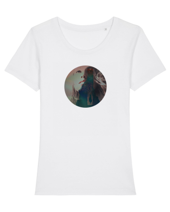 Crying girl White