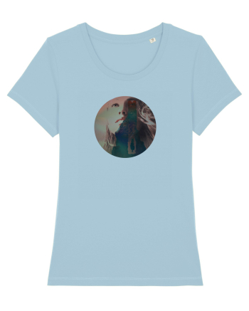 Crying girl Sky Blue