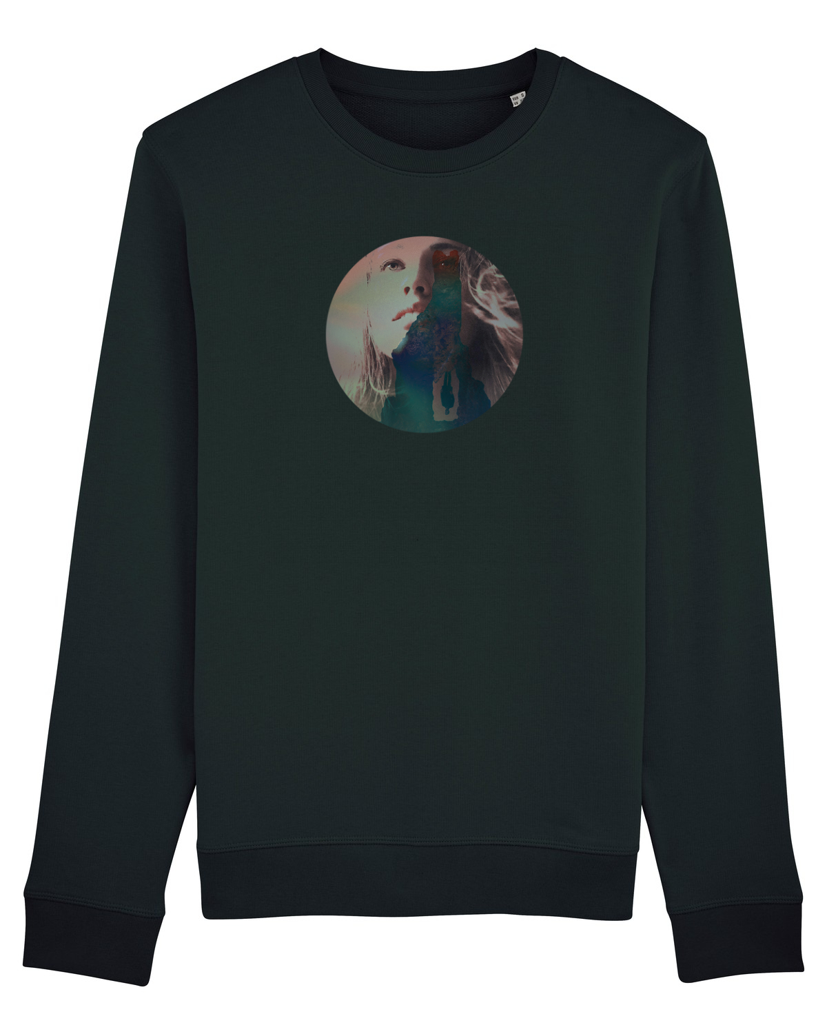 Bluză mânecă lungă Unisex Rise Black
