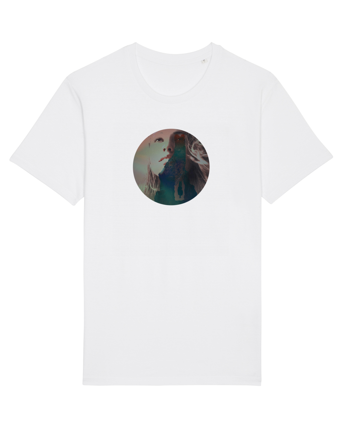 Tricou mânecă scurtă Unisex Rocker White