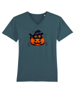 Halloween  Tricou mânecă scurtă guler V Bărbat Presenter