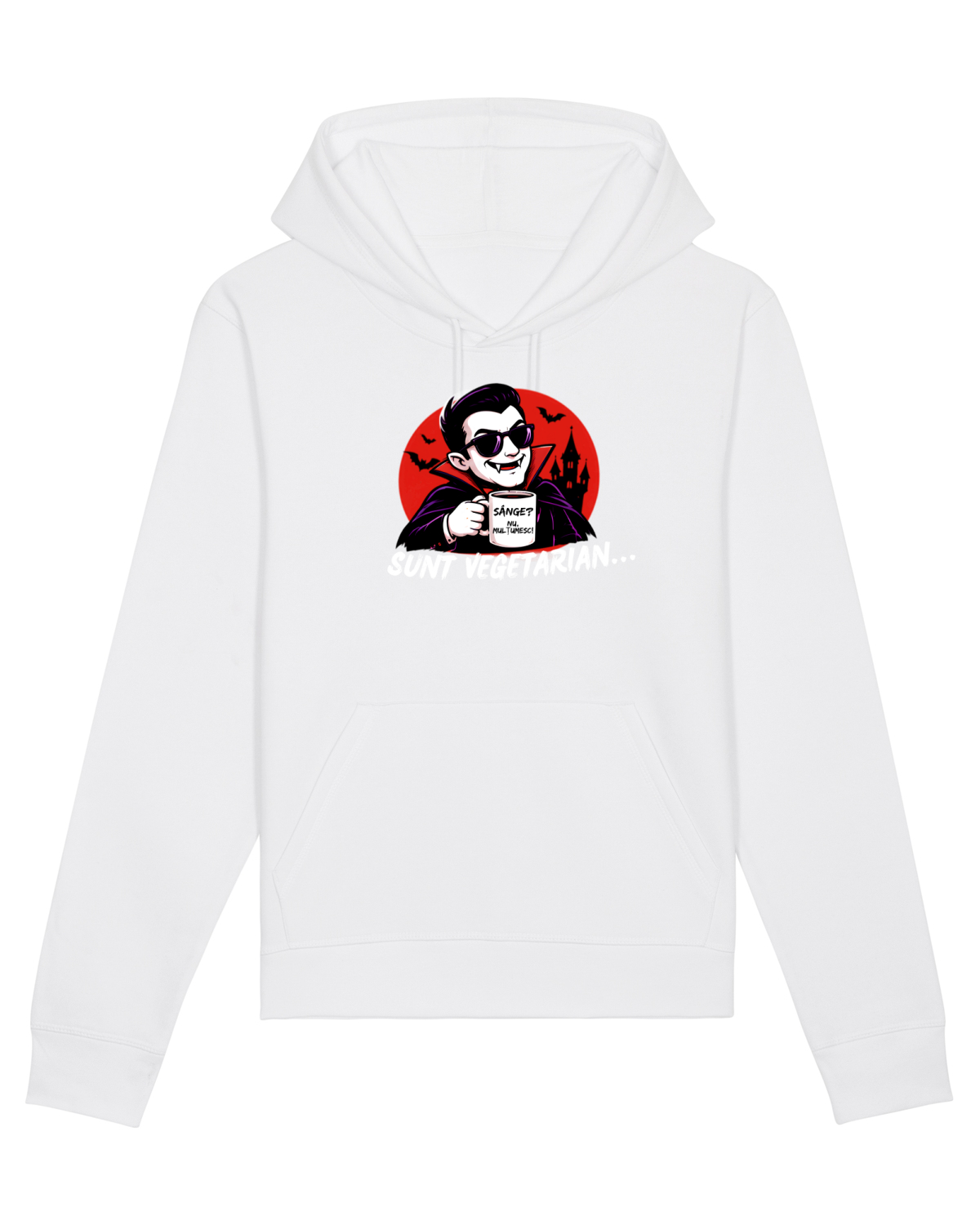 Hanorac Unisex Drummer White