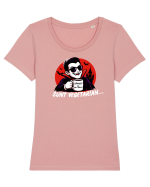 Sunt vegetarian.... Tricou mânecă scurtă guler larg fitted Damă Expresser