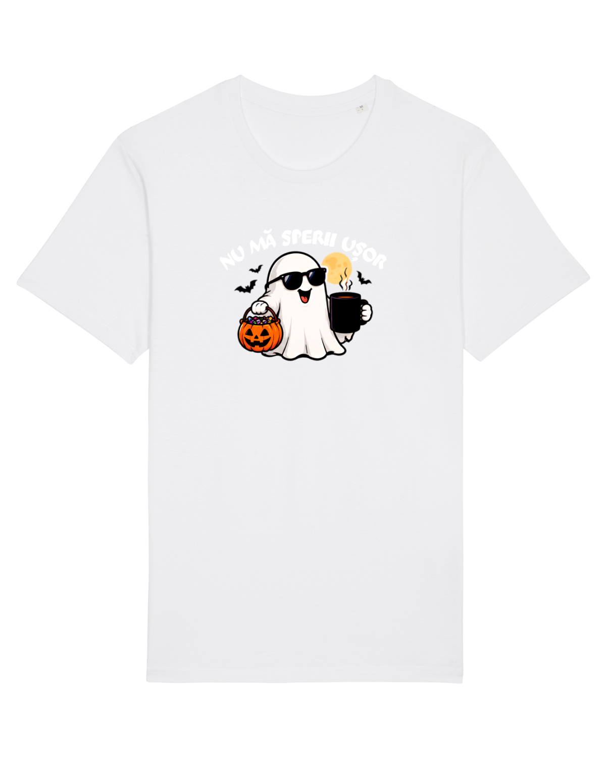 Tricou mânecă scurtă Unisex Rocker White
