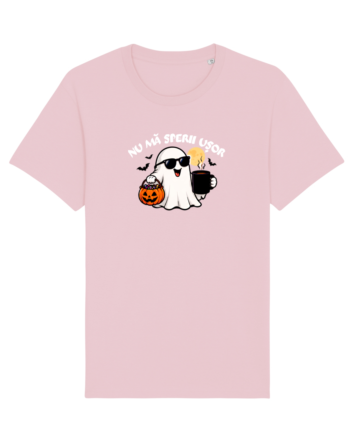 Tricou mânecă scurtă Unisex Rocker Cotton Pink
