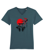 Japonia  Tricou mânecă scurtă guler V Bărbat Presenter