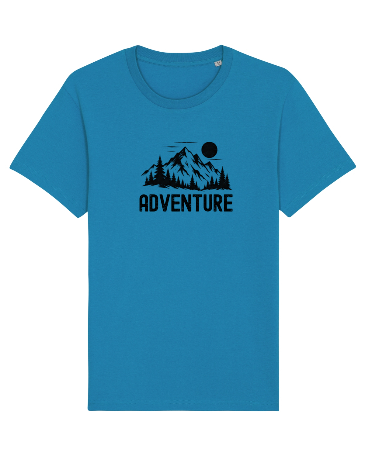 Tricou mânecă scurtă Unisex Rocker Azur