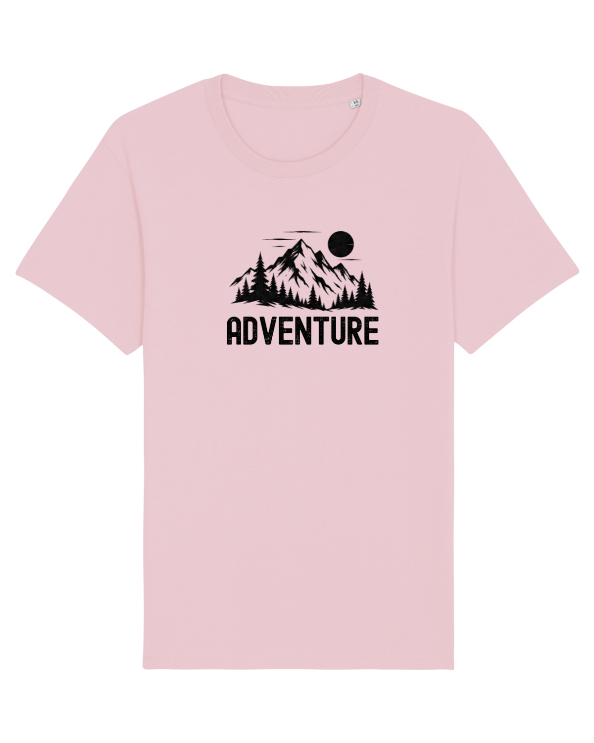 Tricou mânecă scurtă Unisex Rocker Cotton Pink
