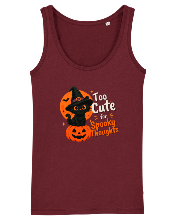 Top cute for spooky thoughts Burgundy