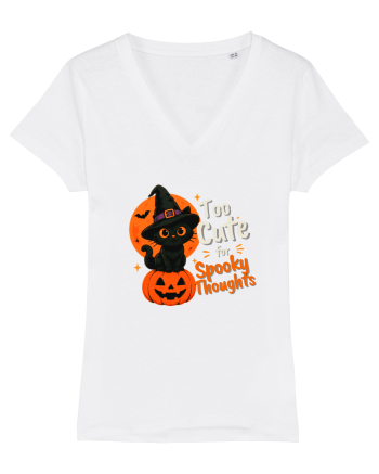 Top cute for spooky thoughts White