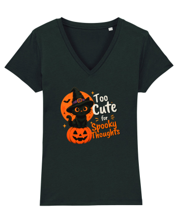 Top cute for spooky thoughts Black