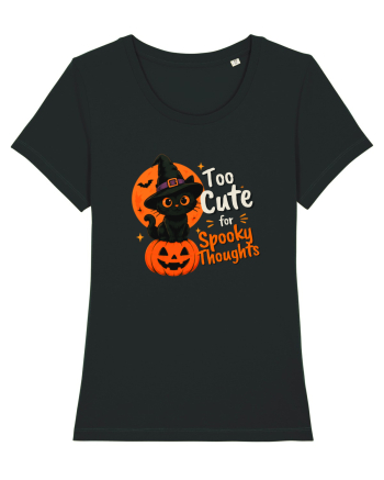 Top cute for spooky thoughts Black