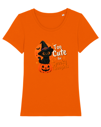 Top cute for spooky thoughts Bright Orange