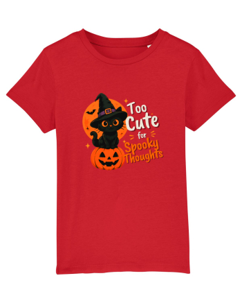 Top cute for spooky thoughts Red
