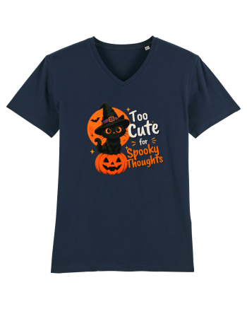 Top cute for spooky thoughts French Navy