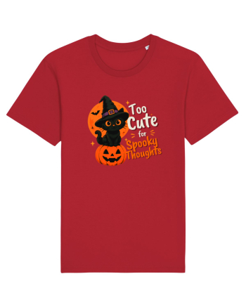 Top cute for spooky thoughts Red
