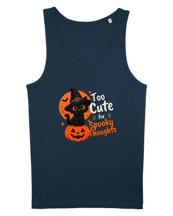 Top cute for spooky thoughts Navy