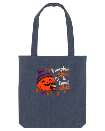 Pumpkin spice& good vibes Midnight Blue