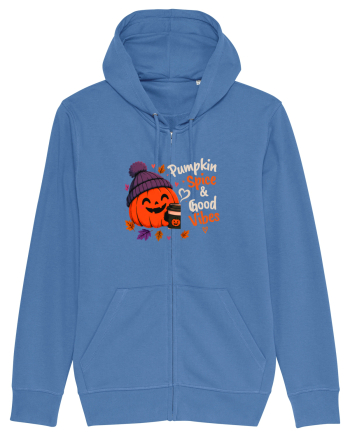 Pumpkin spice& good vibes Bright Blue