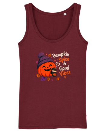 Pumpkin spice& good vibes Burgundy