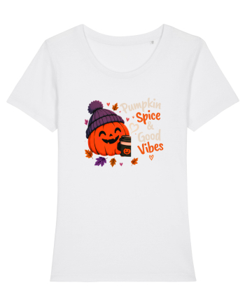 Pumpkin spice& good vibes White