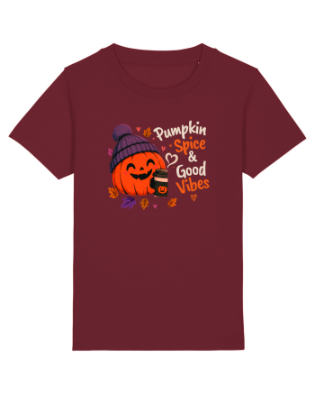 Pumpkin spice& good vibes Burgundy