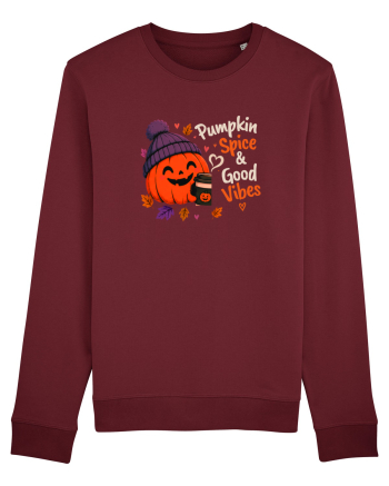 Pumpkin spice& good vibes Burgundy