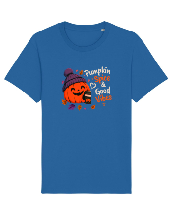 Pumpkin spice& good vibes Royal Blue