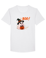 Boo...have a spooky day Tricou mânecă scurtă guler larg Bărbat Skater