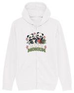 Funny Panda Humor Bamboos Pandas Lover Cute Animal Pun Hanorac cu fermoar Unisex Connector