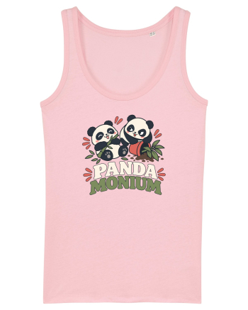 Funny Panda Humor Bamboos Pandas Lover Cute Animal Pun Cotton Pink