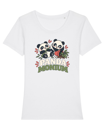 Funny Panda Humor Bamboos Pandas Lover Cute Animal Pun White