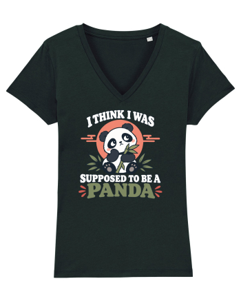 Funny Panda Lover Cute Bamboos Animal Humor Pandas Pun Black