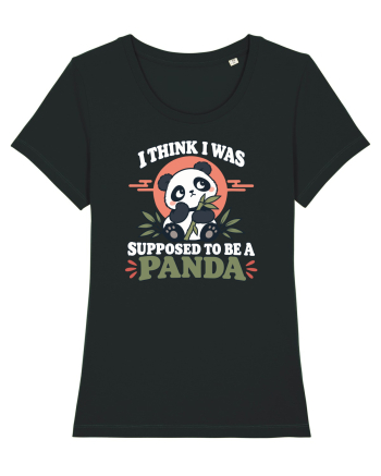 Funny Panda Lover Cute Bamboos Animal Humor Pandas Pun Black