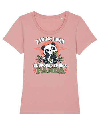Funny Panda Lover Cute Bamboos Animal Humor Pandas Pun Canyon Pink