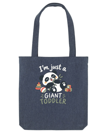 Funny Panda Toddler Humor Cute Pandas Lover Animals Pun Midnight Blue