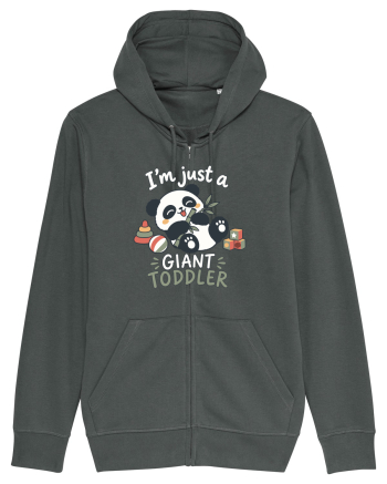 Funny Panda Toddler Humor Cute Pandas Lover Animals Pun Anthracite