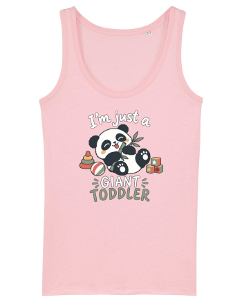 Funny Panda Toddler Humor Cute Pandas Lover Animals Pun Cotton Pink
