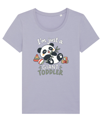 Funny Panda Toddler Humor Cute Pandas Lover Animals Pun Lavender