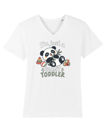 Funny Panda Toddler Humor Cute Pandas Lover Animals Pun White