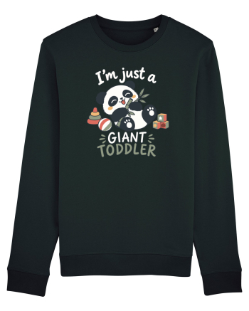 Funny Panda Toddler Humor Cute Pandas Lover Animals Pun Black