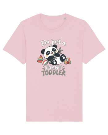 Funny Panda Toddler Humor Cute Pandas Lover Animals Pun Cotton Pink