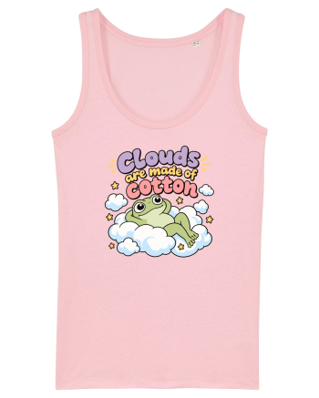 Cute Frog Lover Cloud Humor Kawaii Frogs Nature Animals Cotton Pink